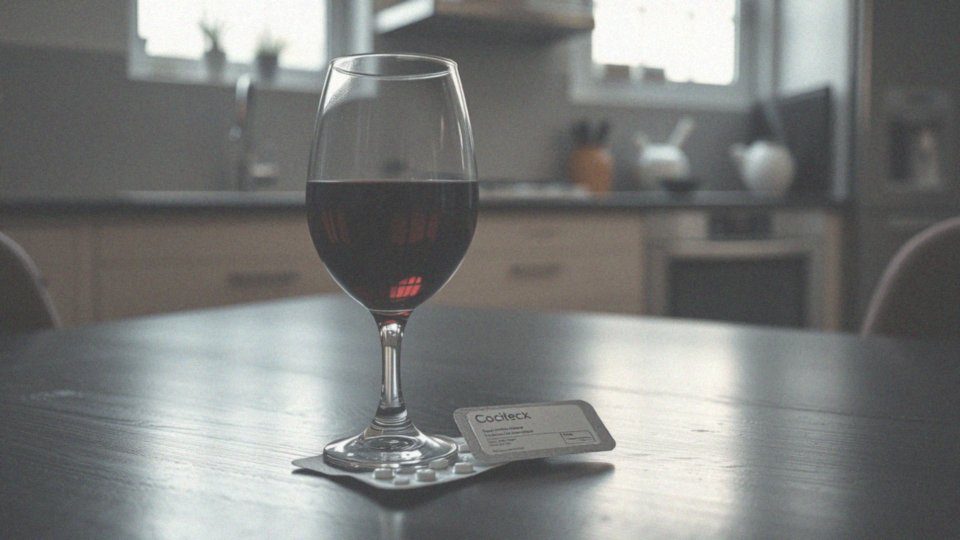 Czy alkohol zwiększa ryzyko działań niepożądanych przy stosowaniu Coxitex?