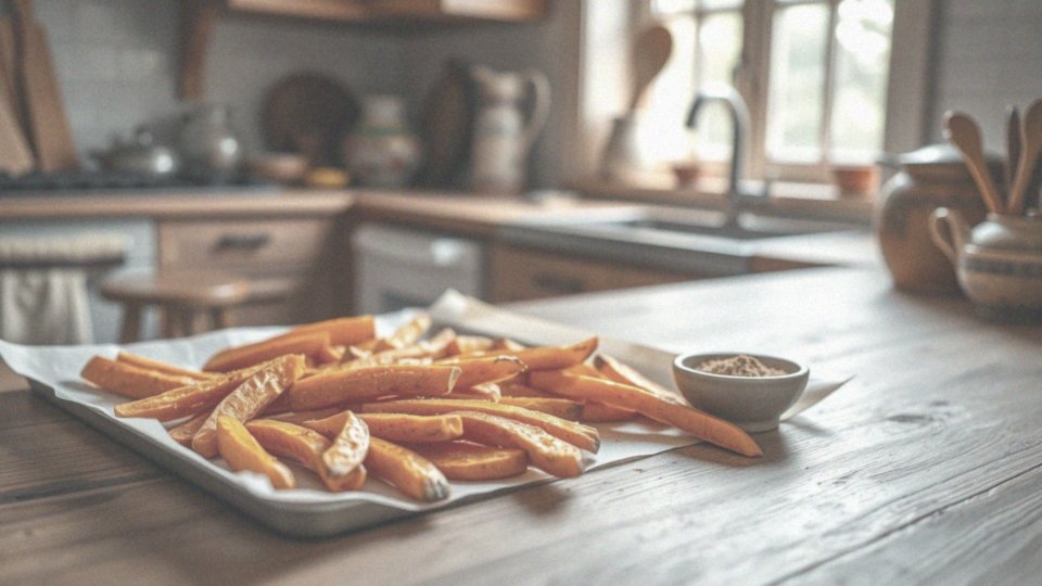 Jak przygotować frytki z batatów?