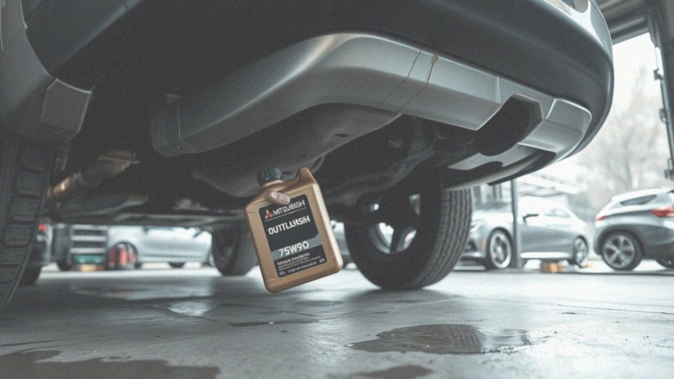 Jaki olej do manualnej skrzyni biegów poleca producent dla Mitsubishi Outlander 2.0 benzyna?