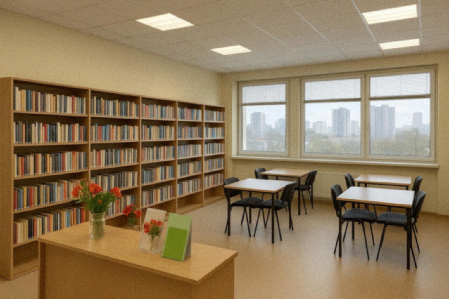 Gry i zabawy ruchowe w Bibliotece w Przasnyszu
